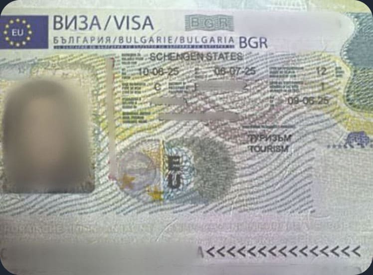 Виза клиента